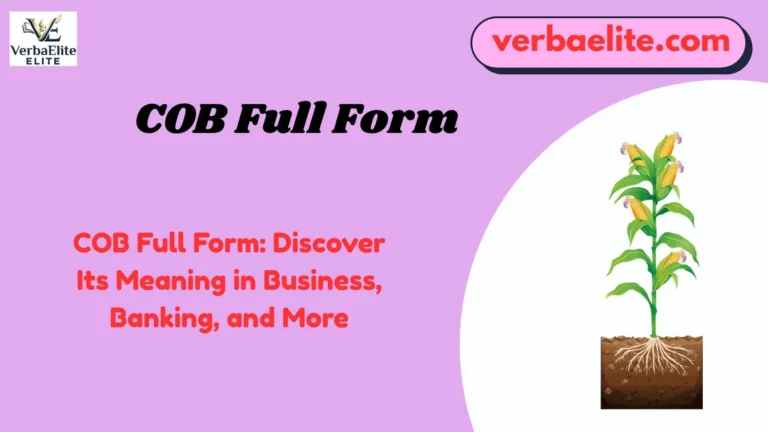 COB Full Form