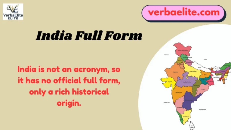 India Full Form