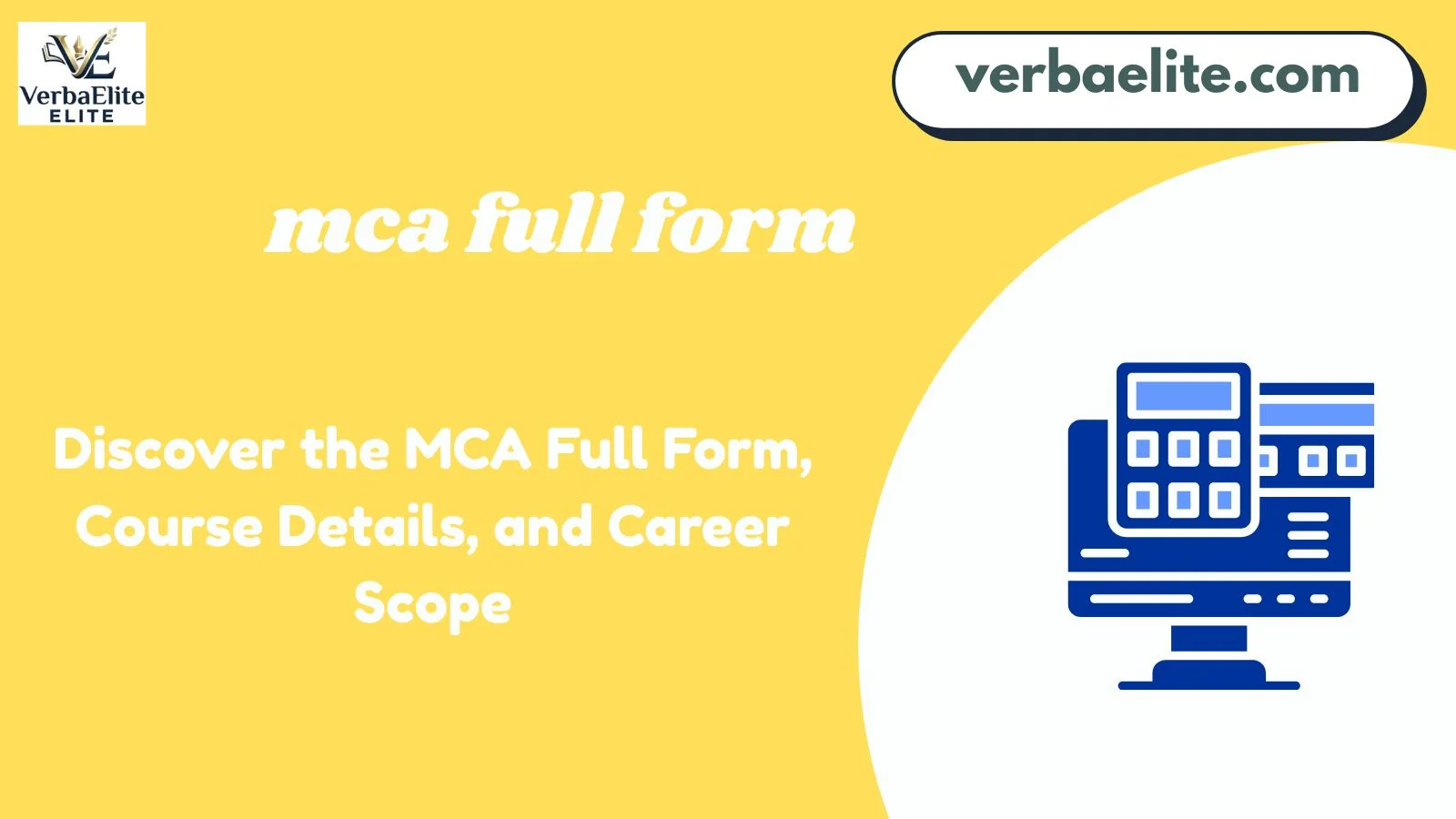 mca full form