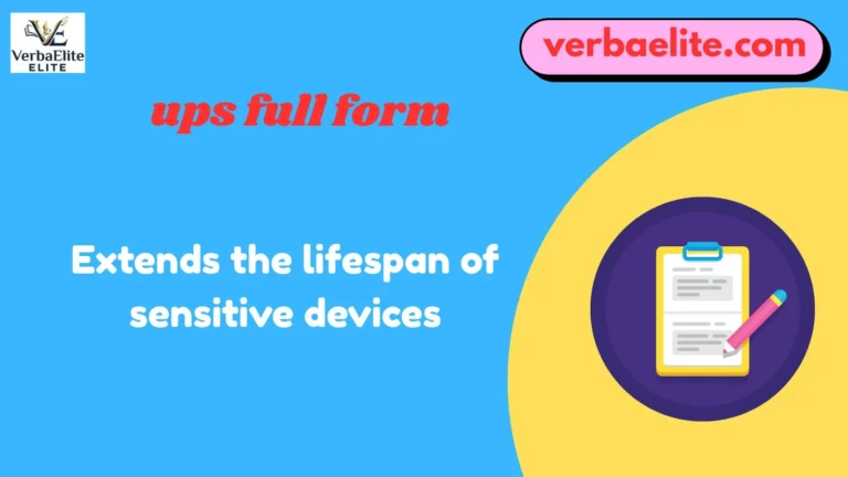 ups full form