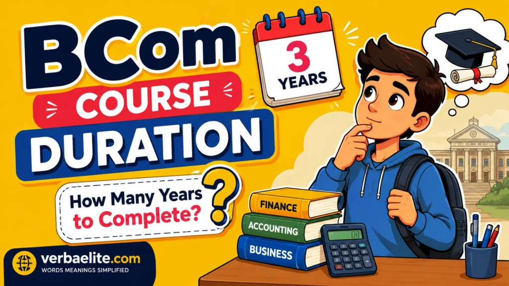 BCom Course Duration