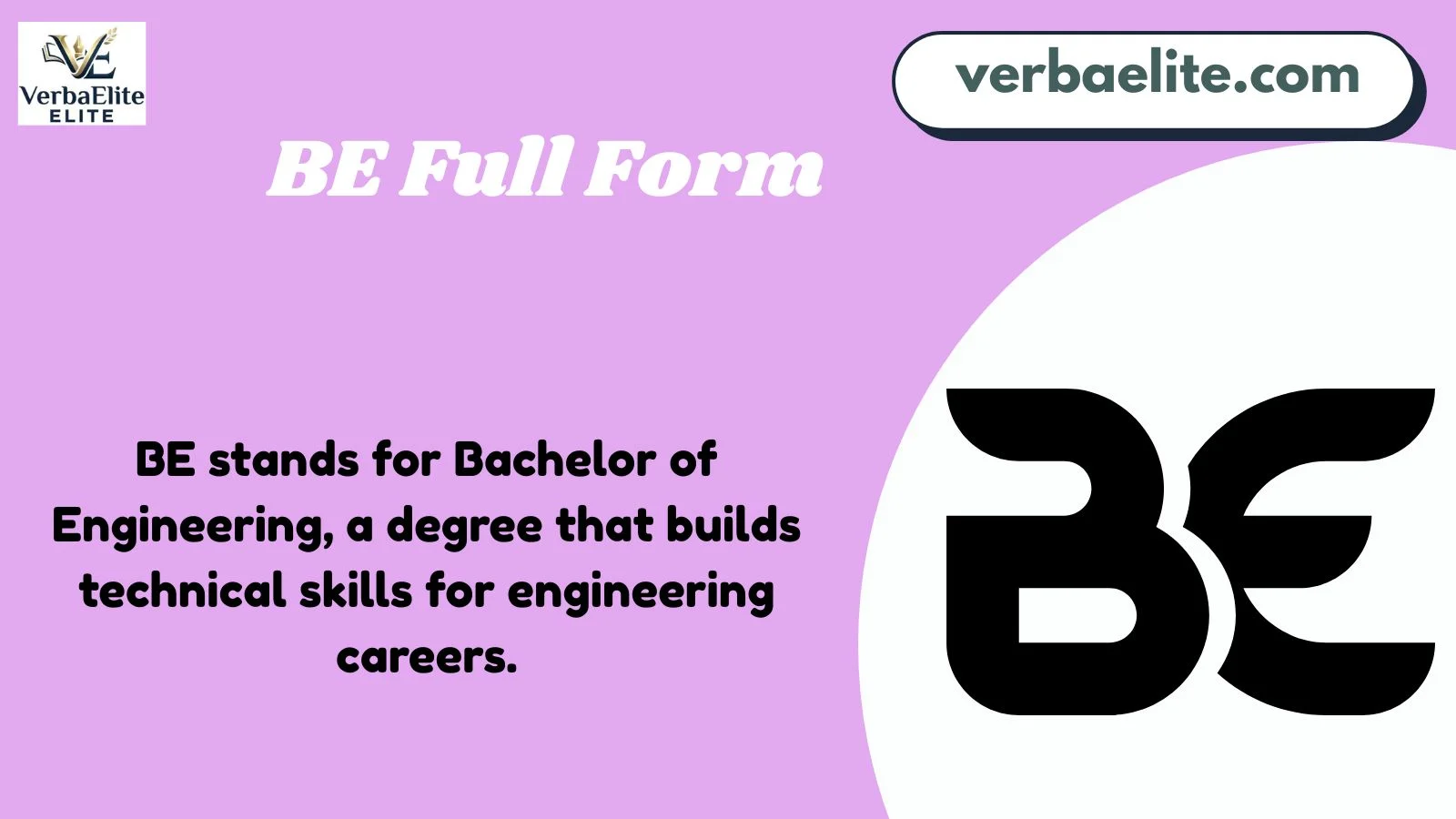 be full form
