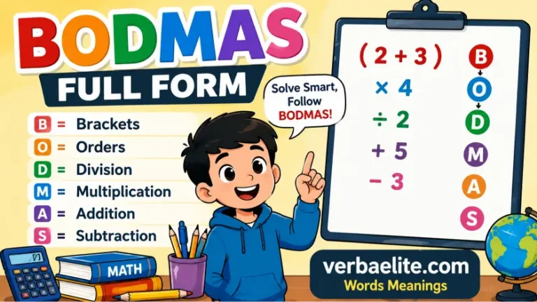 BODMAS Full Form
