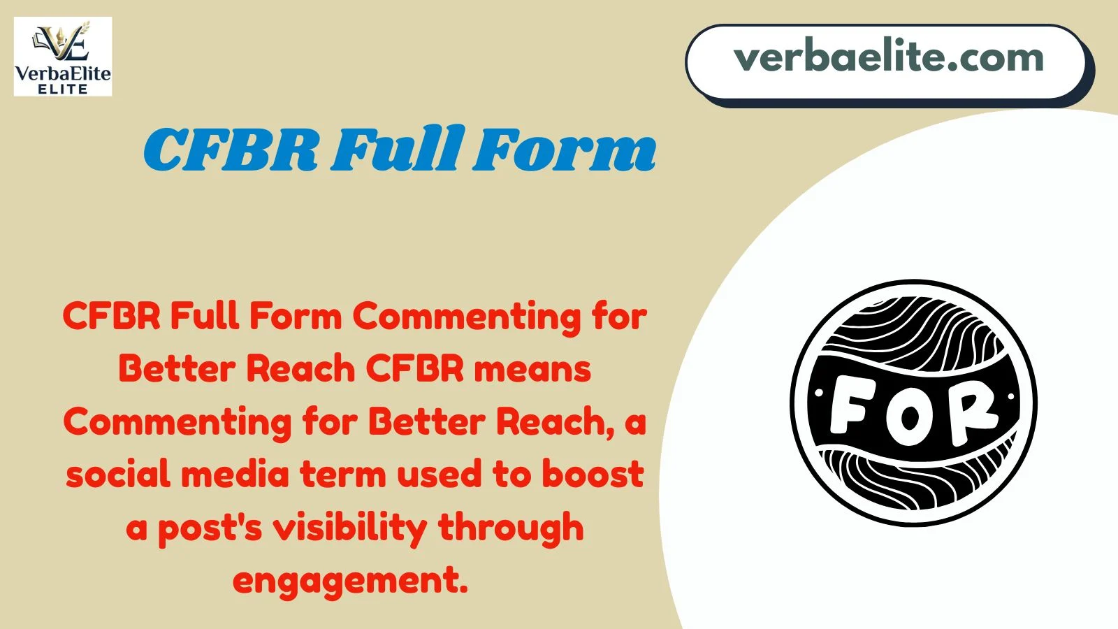 CFBR Full Form: