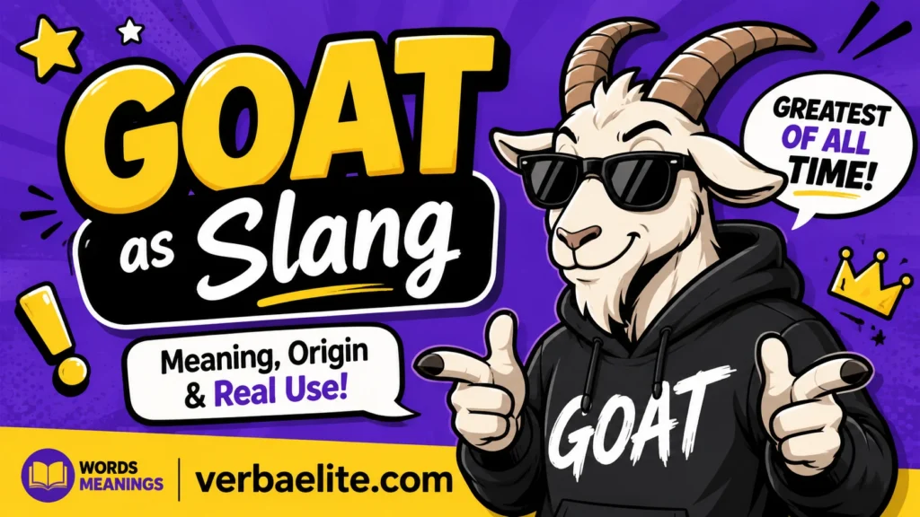GOAT as Slang