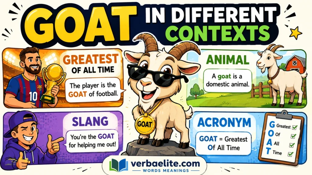 GOAT in Different Contexts