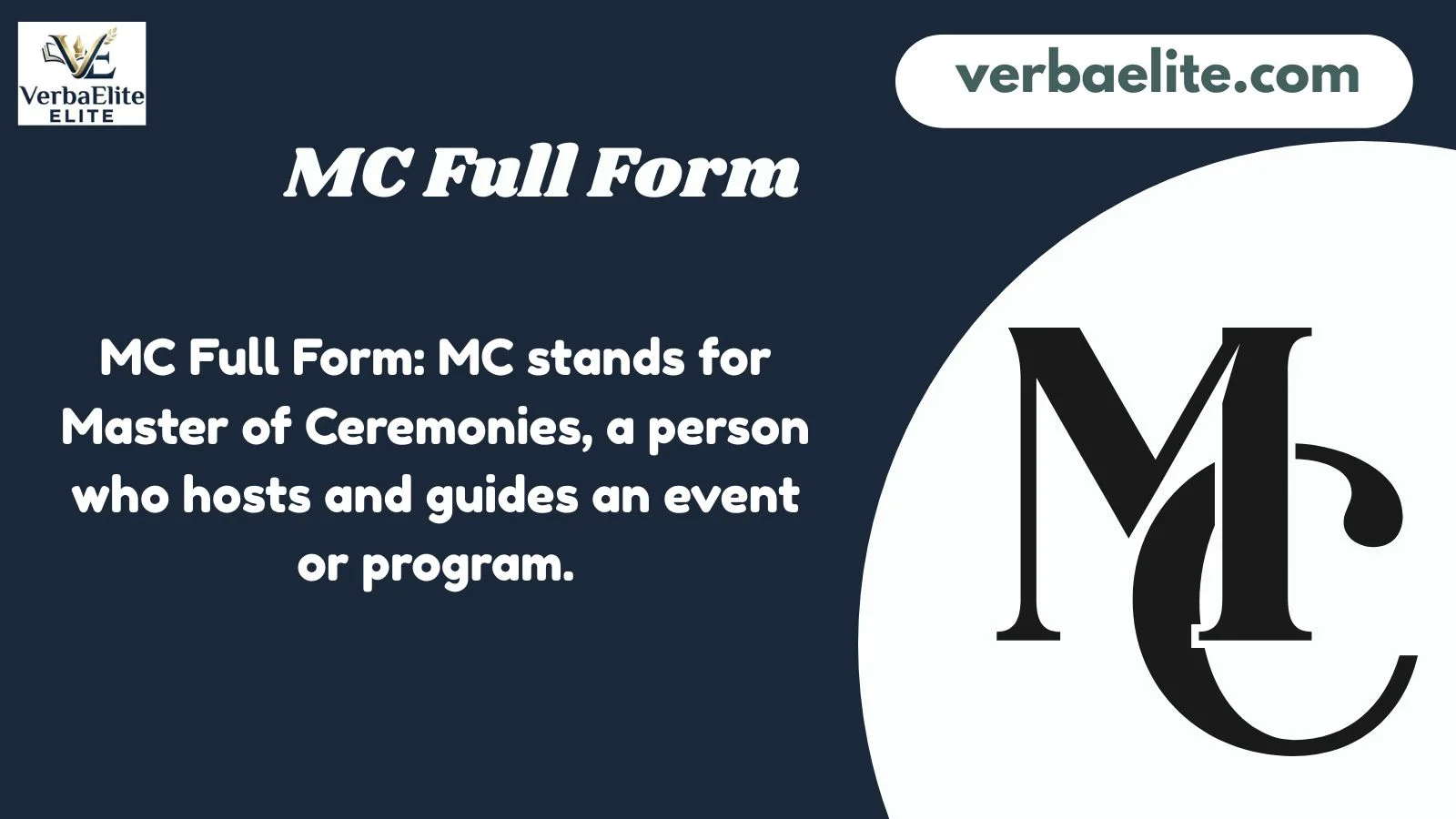 MC Full Form