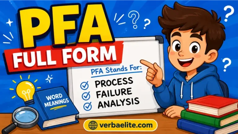 pfa full form