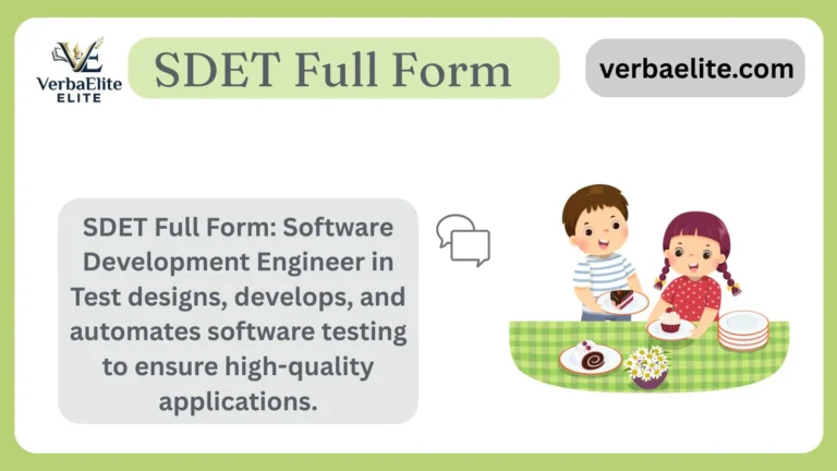 SDET Full Form