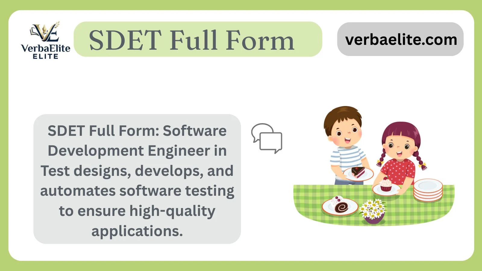 SDET Full Form