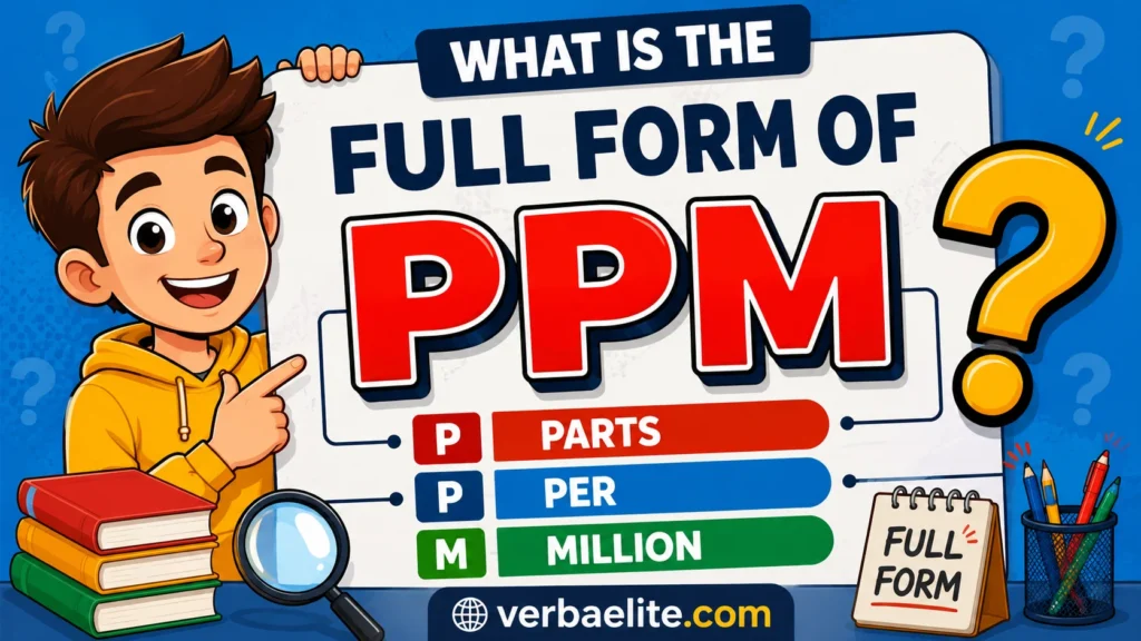 What Is the Full Form of PPM