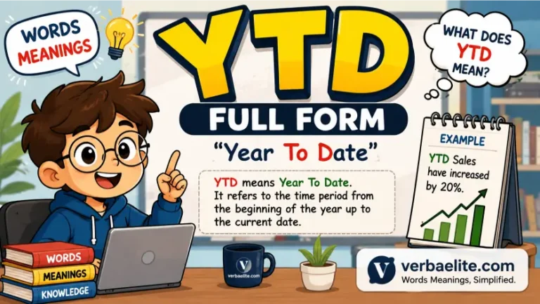 YTD Full Form